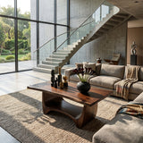 Handcrafted Solid Wood Low Coffee Table For Living Roomdecor