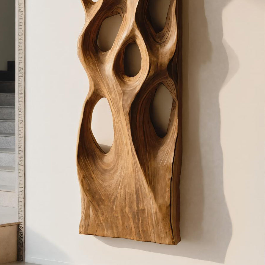 Modern Wall Clock Vertical Design For Living Room