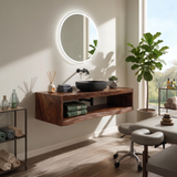 Contemporary Wood Bathroom Cabinet Tropical Villa SILDTTRBRV179