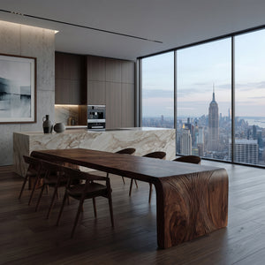 Luxury Carved Dining Table For Modern Dining Room