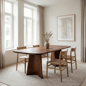 Modern Sculptural Dining Table For Dining Room