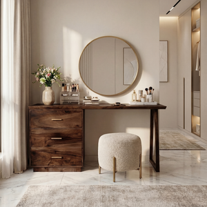 Modern Makeup Vanity Desk Studio Apartment Beauty Space Dressing Area