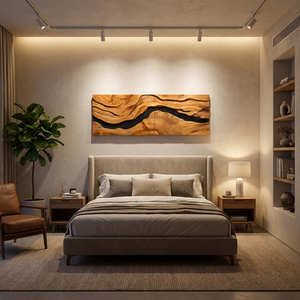 Modern Statement Wall Sculpture For Living Room