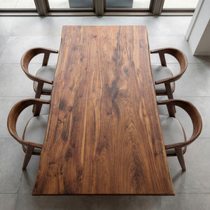Modern Minimal Wooden Dining Table For Dining Room