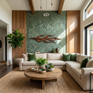 Contemporary Relief Wall Sculpture For Creative Studio Interior