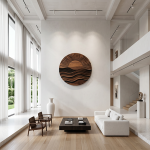 Contemporary Mountain Landscape Wall Art For Living Room
