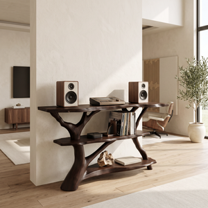 Farmhouse Solid Wood Console Table For Modern Rustic Furniture Style