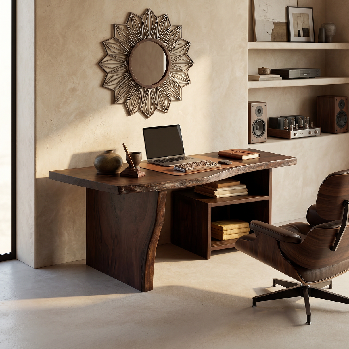 Modern Vanity Desk With Storage Drawers For Bedroom