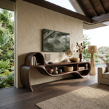Modern Floating TV Console For Family Lounge Interior