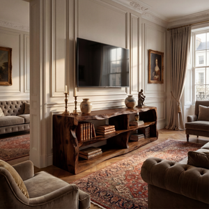 Minimalist Organic TV Cabinet For Media Room