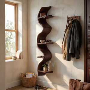 Contemporary Wall Mounted Shelf For Kitchen Organizer
