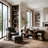 Organic Sculptural Console Table For Designer Entryway