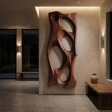 Modern Organic Sculpture Wood Wall Art For Living Room