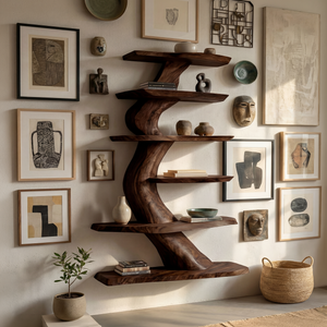 Contemporary Wall Shelf For Dining Room Storage Decor