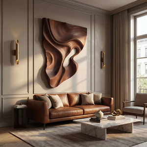 Modern Fluid Wall Art Panel For Living Room Interior