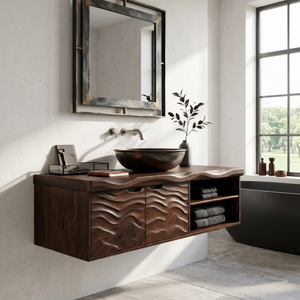 Contemporary Bath Cabinet Elegant Master Bathroom