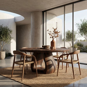Contemporary Wooden Dining Table For Dining Area