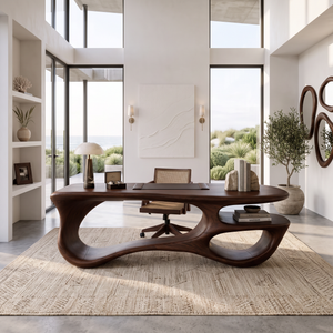 Handcrafted Loop Frame Desk Bedroom Home Office