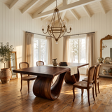 Scandinavian Irregular Dining Table For Everyday Dining Area