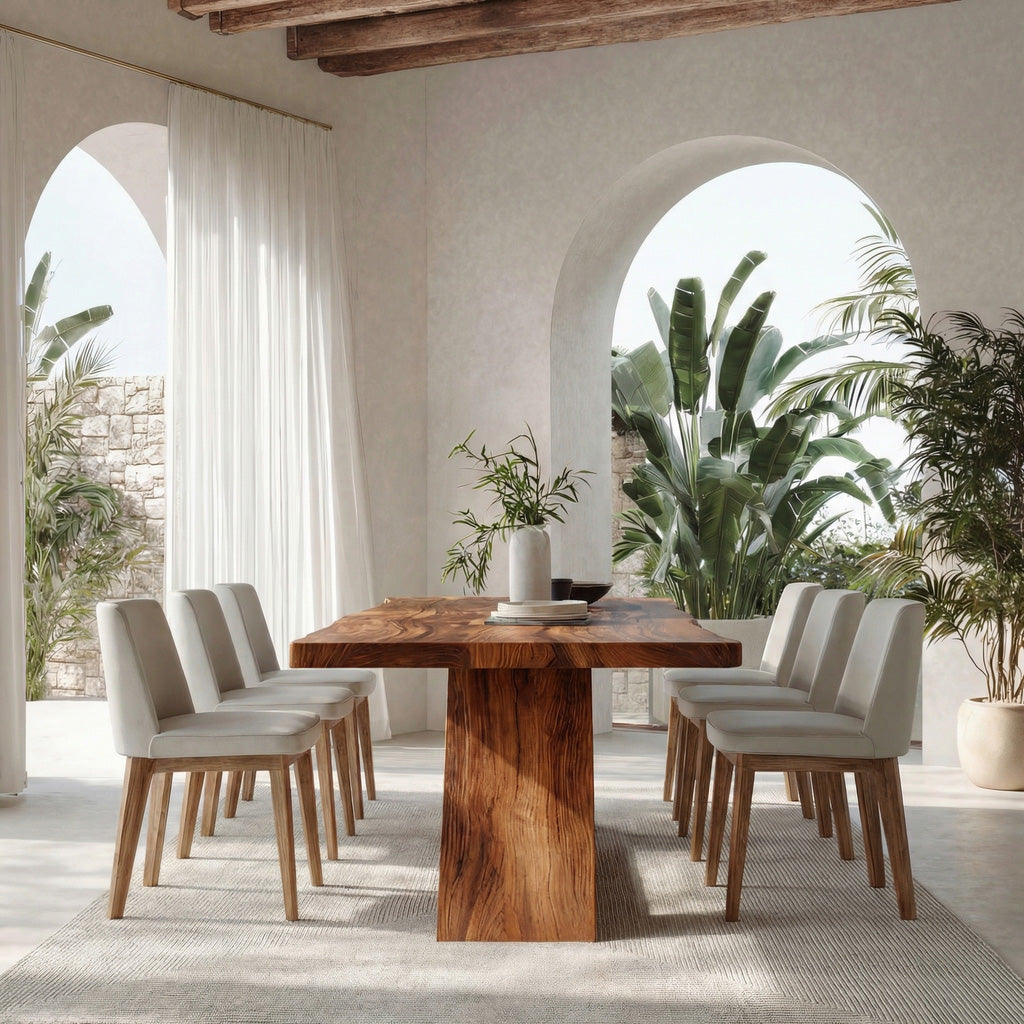Japandi Wabi Sabi Dining Table For Dining Room