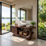 Contemporary Floating Vanity For Small Bathroom Space