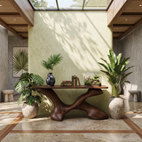 Mid Century Foyer Table For Living Room