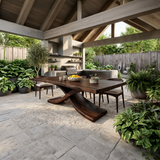 Modern Thick Top Dining Table For Kitchen Dining Area