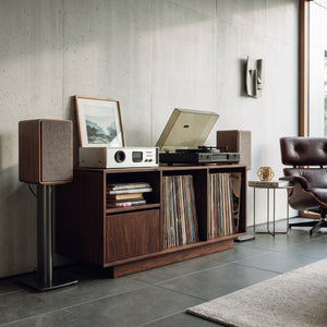 Contemporary Turntable Record Cabinet For Living Room