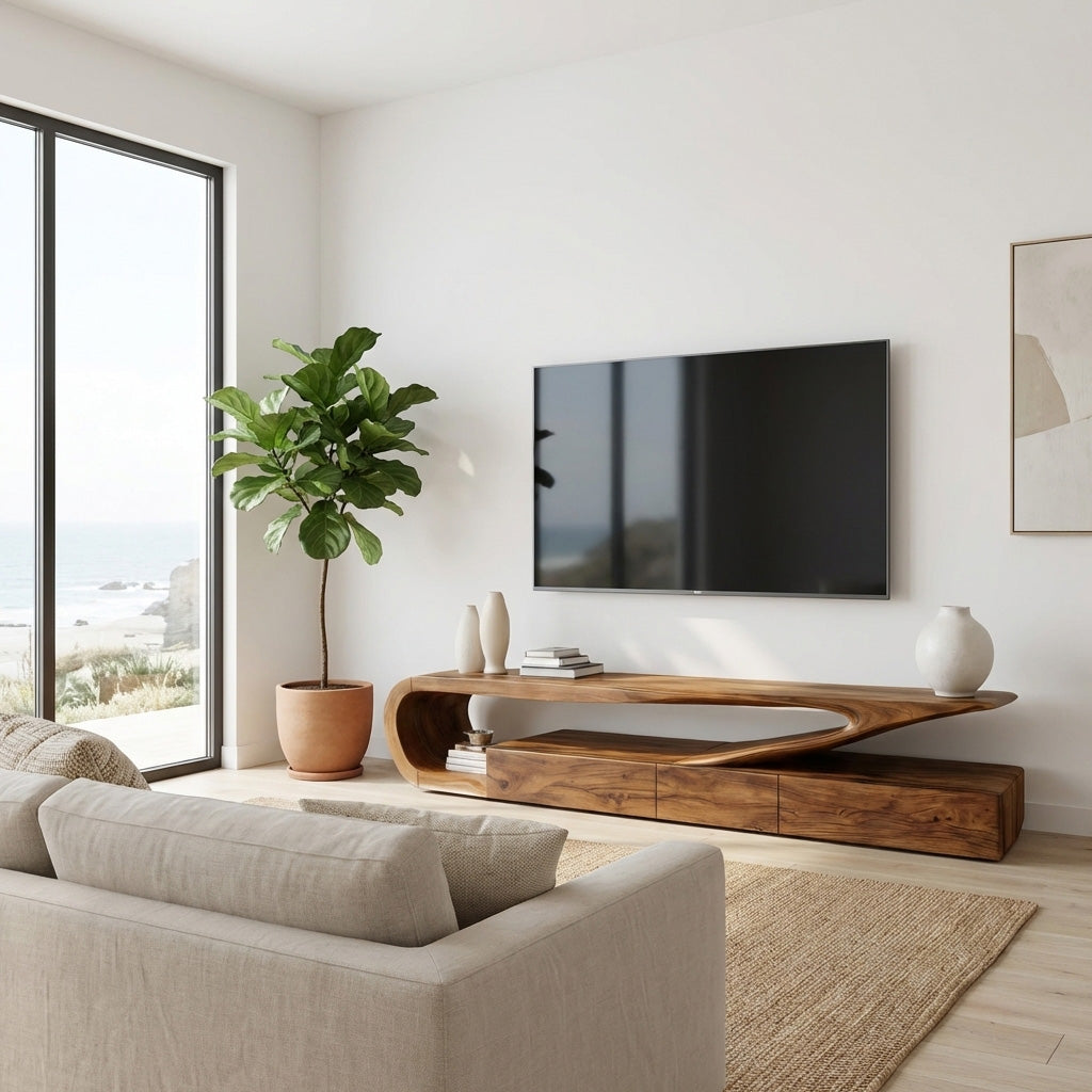 Minimalist TV Console For Living Room