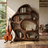 Mid Century Open Bookshelf For Living Space