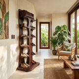 Minimalist Vertical Shoe Rack For Entryway Storage Corner Display
