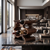 Farmhouse Wine Stand For Furniture Accent Feature