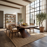 Contemporary Organic Edge Dining Table For Dining Interior