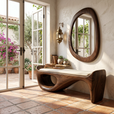 Designer Entryway Bench Organic Modern Home