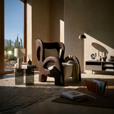 Luxury Contemporary Lounge Chair Poolside Reading Nook