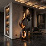 Mid Century Candle Flame Floor Lamp For Interior