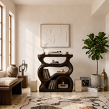 Modern Turntable Stand With Storage For Living Room