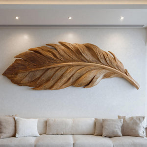 Modern Feather Wall Art For Living Room Decor