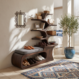 Japandi Shoe Rack Shelf For Hallway Closet Storage Section