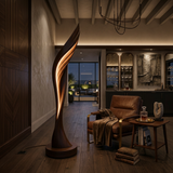 Minimalist Open Wing Floor Lamp For Contemporary Interior