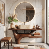 Handcrafted Solid Wood Vanity For Natural Interiors
