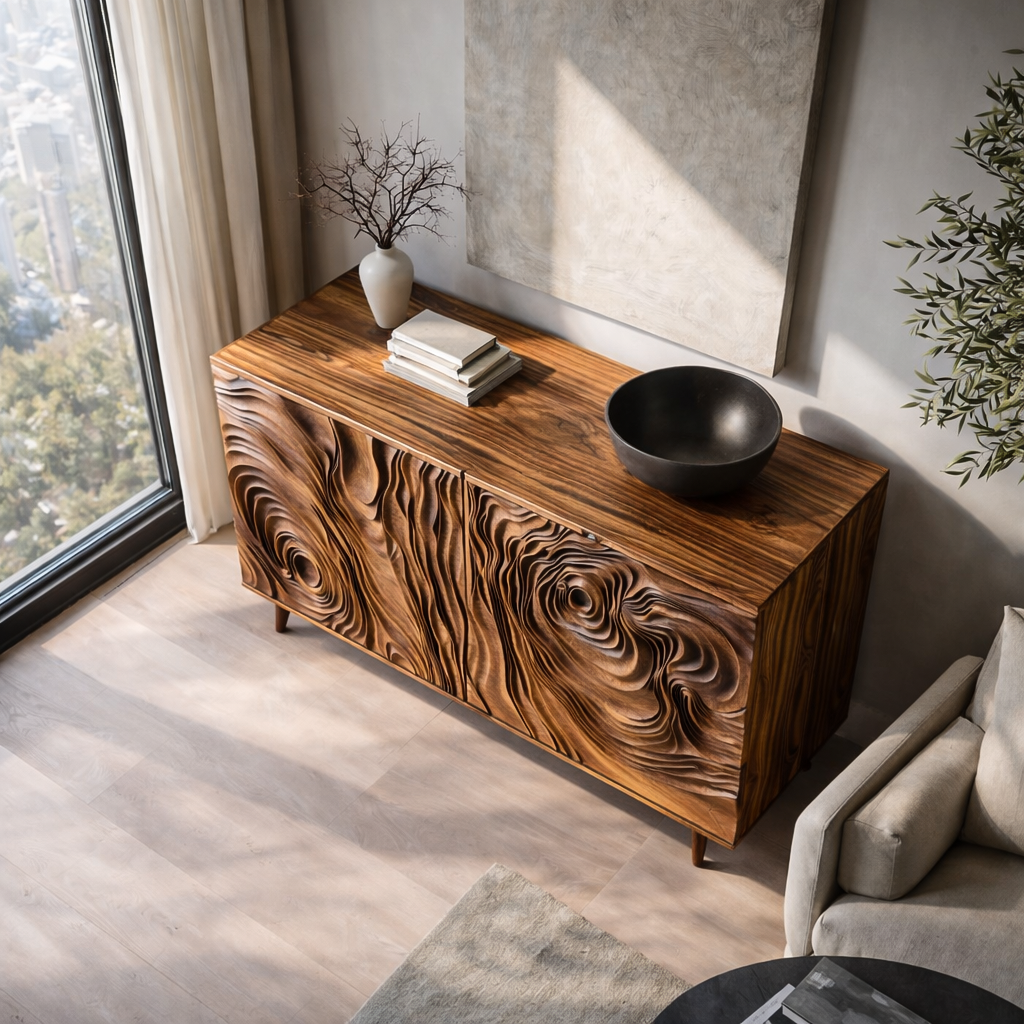 Contemporary Sideboard Storage For Dining Or Living Room