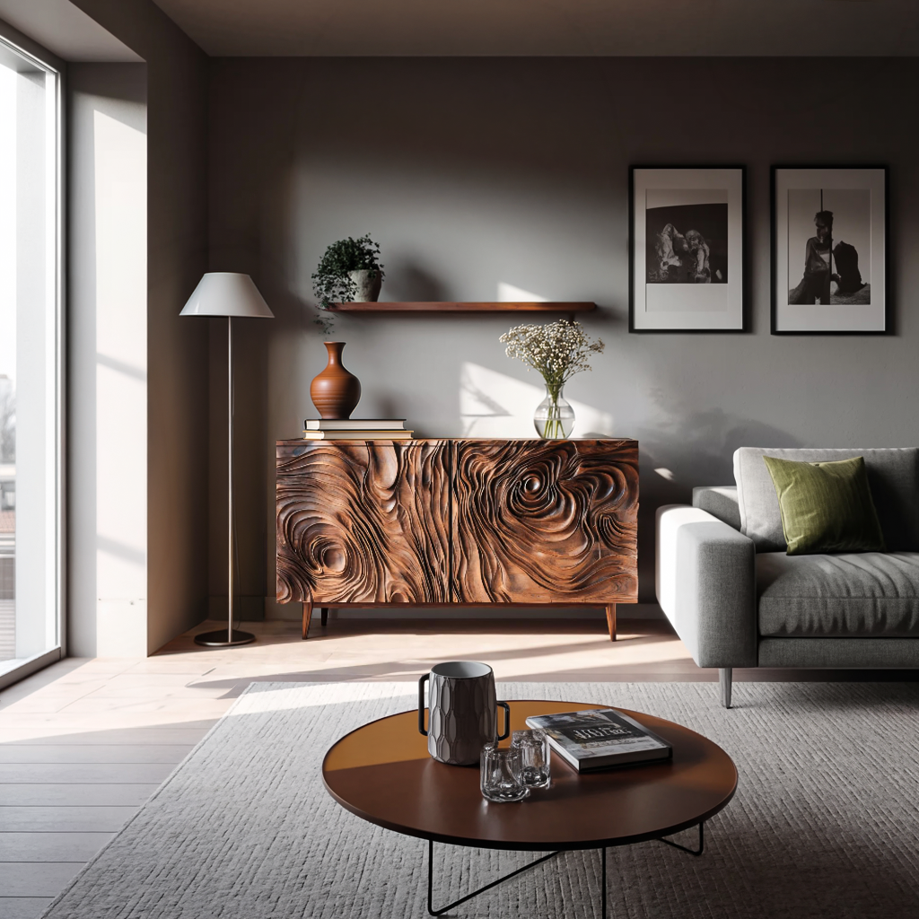 Contemporary Sideboard Storage For Dining Or Living Room