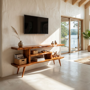 Modern Organic TV Cabinet For Entertainment Space