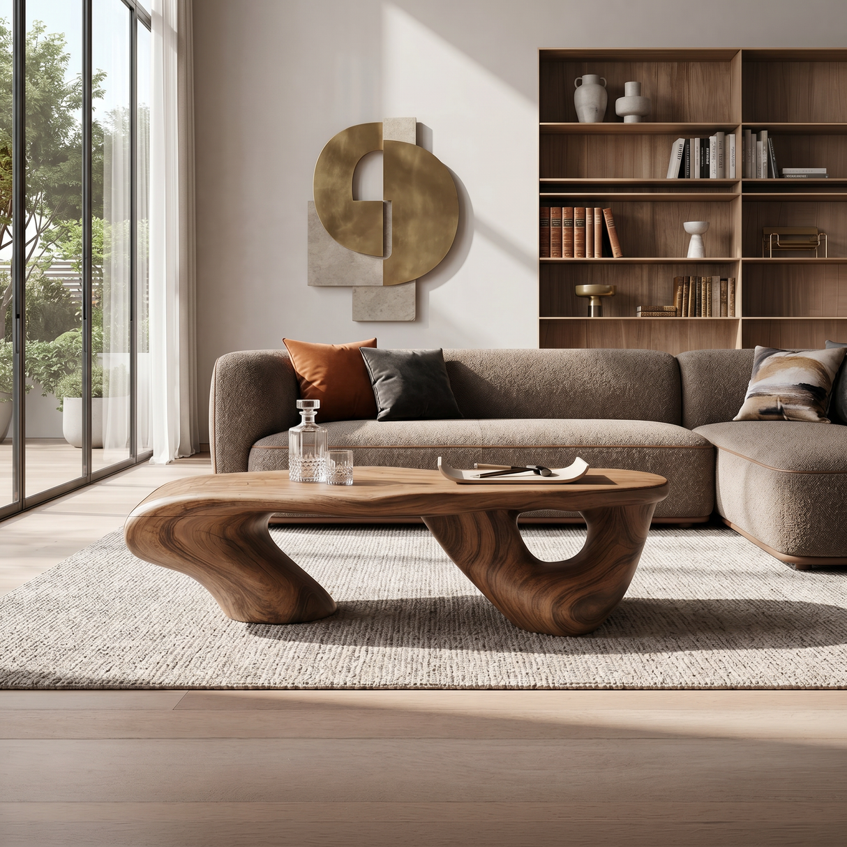 Handcrafted Low Table For Functional Room Setup