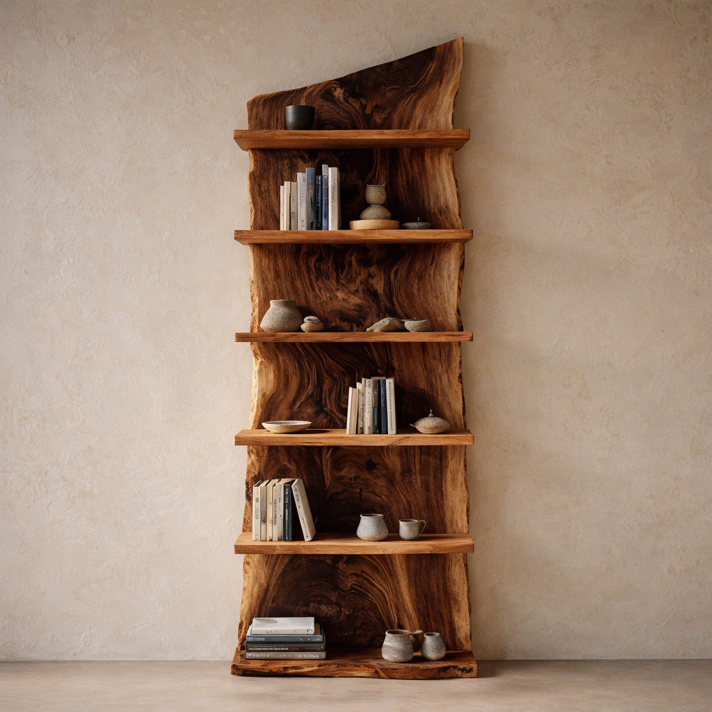 Modern Wooden Standing Shelf For Home Decor