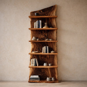 Modern Wooden Standing Shelf For Home Decor