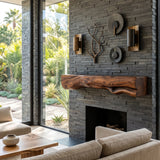 Natural Mantel Shelf For Fireplace Or Entryway