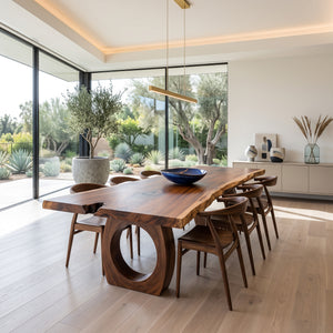 Modern Sculptural Dining Table For Dining Room Interior