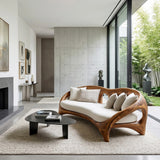 Organic Curved Sofa For Living Room Furniture
